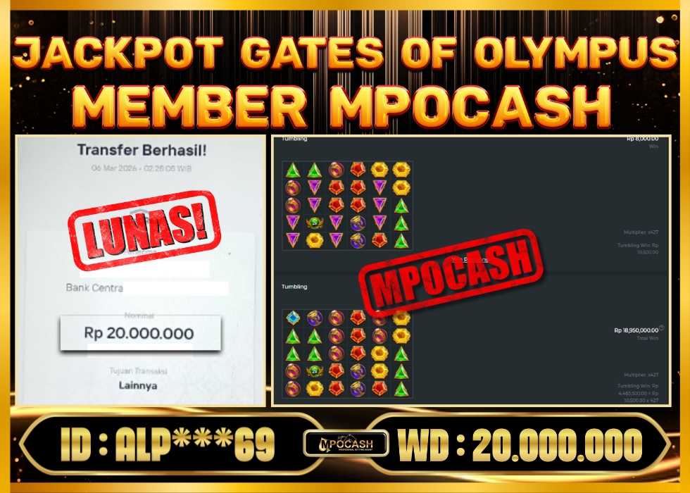 MPOCASH JACKPOT GATES OF OLYMPUS